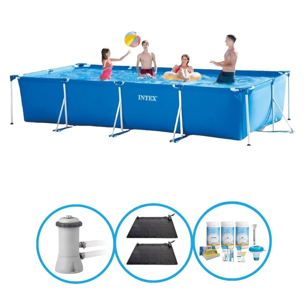 Intex Pool Rectangular Frame 450x220x84 cm - Schwimmbad-Angebot